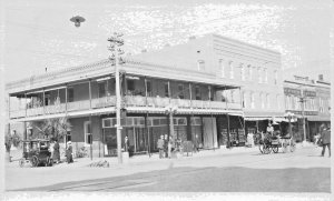 Tampa FL Popcorn Wagon Street View Horse & Wagon Real Photo Postcard