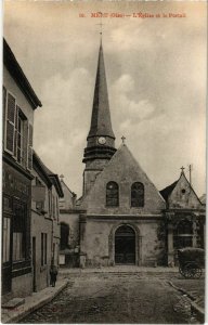 CPA Meru - L'Eglise et le Portail (1032697)