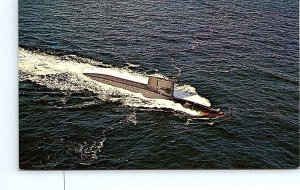 GROTON, CT Connecticut~ U.S.S. GEORGE WASHINGTON  SUBMARINE c1960s  Postcard