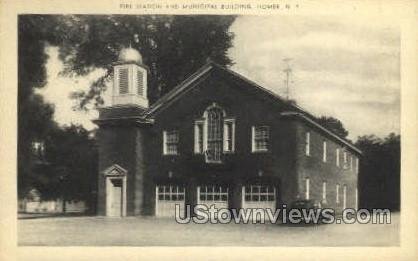 Fire Station in Homer, New York