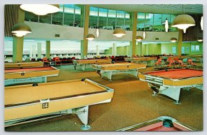 Dekalb Northern Illinois University~Huskie Den Bowling Alley~Pool Tables Closeup 