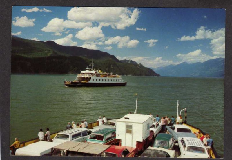 BC Nelson Creston Castlegar Ferry Boats British Columbia Canada Carte Postale