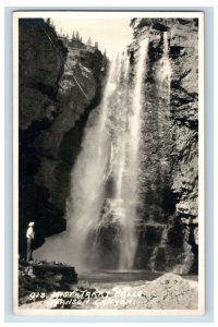 Vintage Tarry Falls Johnson Canyon Real Photo RPPC Postcard P141