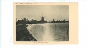 Netherlands - Dutch Lake & Wind Mills