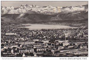 Switzerland Zurich und die Alpen 1950 Photo