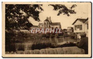 Old Postcard Poitiers Bedside Montierneuf and old windmills Chasseigne took 4...