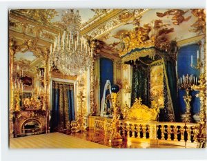 Postcard Bed-Room, Royal Castle Herrenchiemsee, Germany