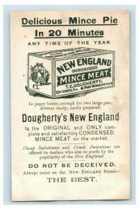 1880s Dougherty's New England Mince Meat Adorable Child P195