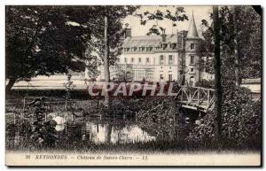 Old Postcard Rethondes Chateau Sainte Claire