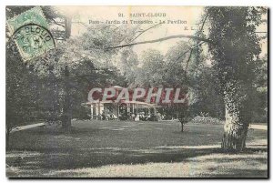 Old Postcard Saint Cloud Parc Trocadero Garden Pavilion