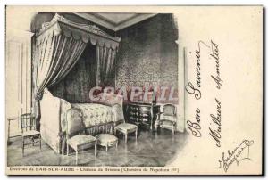 Old Postcard surroundings Bar sur Aube Chateau de Brienne Napoleon Room 1