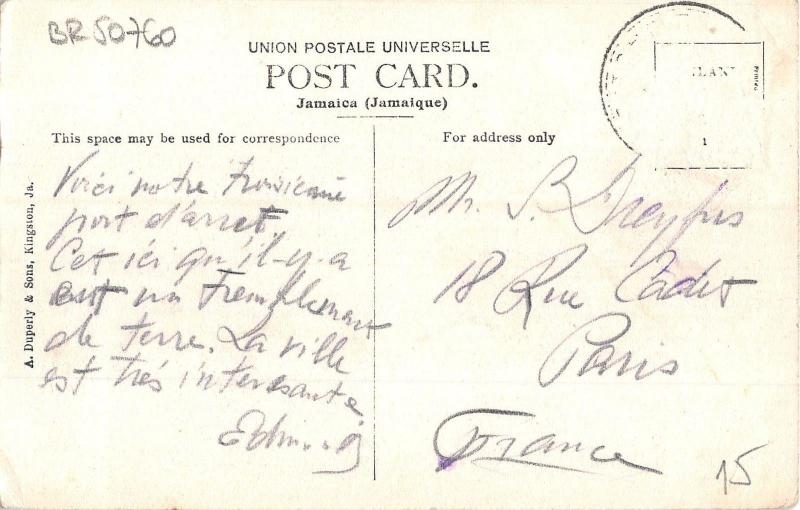 BR50760 kingston harbour   Antilles Jamaica