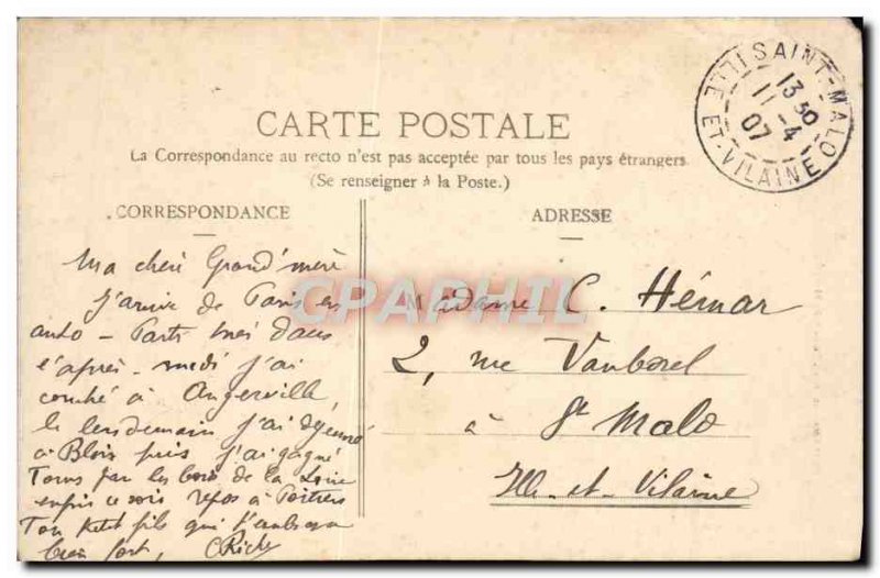 Old Postcard Vallee Clain Poitiers Eglise Ste Radegonde Vue Prize du Pont Neuf