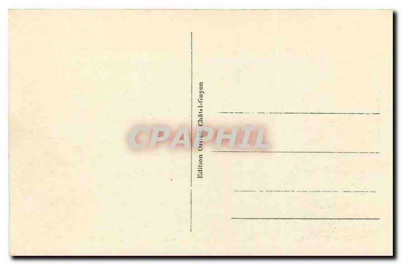 Old Postcard Auvergne Viaduct Fades on Vallee Sioul the highest in France