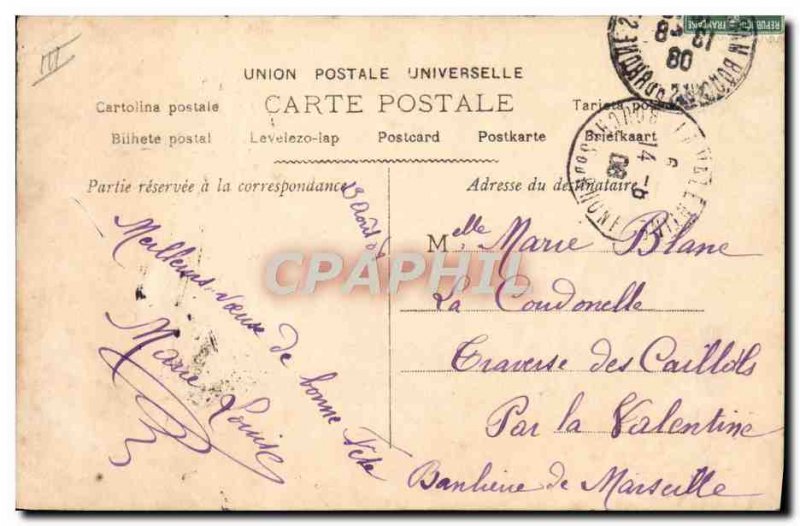 Old Postcard Fancy Marie Surname