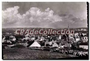 Postcard Modern Britain Finistere Camaret general view taken Kermeur