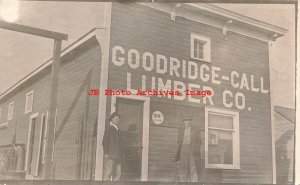 MT, Great Falls, Montana, RPPC, Goodridge-Call Lumber Company, Photo