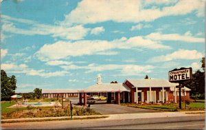 Vtg 1950s Crossroads Motel Perry Georgia GA Unused Chrome Postcard