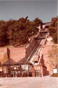 B28015 Budapest Cable rallway in the Buda Castle Hungary