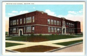 DECATUR, AL Alabama ~ Decatur HIGH SCHOOL c1920s Morgan County   Postcard