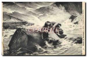 Old Postcard Museum of Quimper Farewell Chart Alfred Guillou