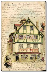 Old Postcard Old Paris House of Nicolas Flamel