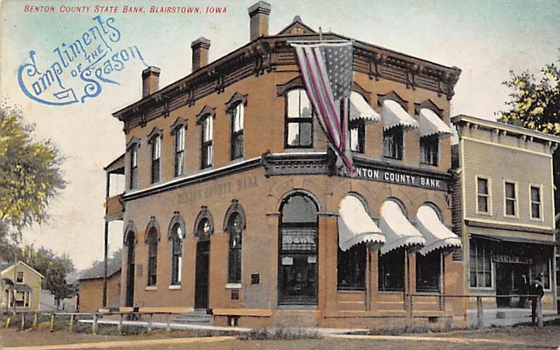 Benton County State Bank Blairstown, Iowa