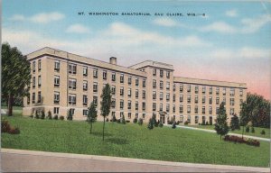 Postcard Mt Washington Sanatorium Eau Claire WI