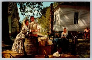 Colonial Williamsburg - The Fry Family at Riverton - 1964 - Postcard