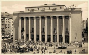 Sweden Stockholm Konserthuset Milles Orfeus RPPC 06.84