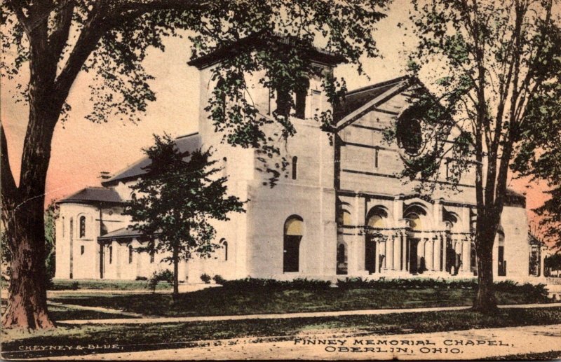 Ohio Oberlin Finney Memorial Chapel 1915