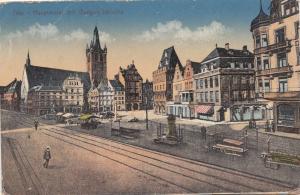 BF32361 trier hauptmarkt mit ganguipikirche germany front/back image