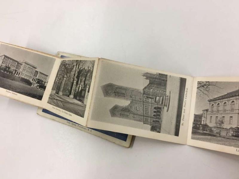 Providence Rhode Island Historic Bldgs Foldout Scene Antique Postcard K62825