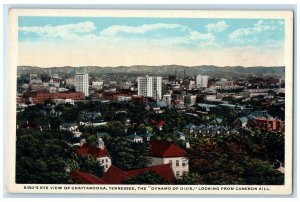 c1920's Bird's Eye View Of Chattanooga Tennessee TN Dynamo Of Dixie Postcard