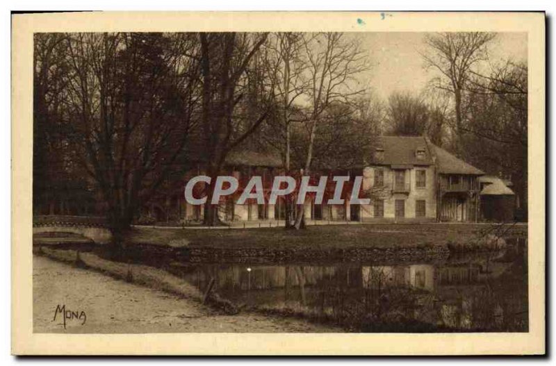 Old Postcard The Small Tables Of Versailles La Maison De La Reine