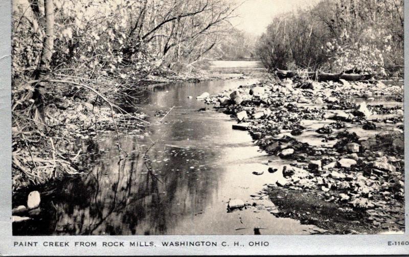 Ohio Washington Paint Creek From Rock Mills