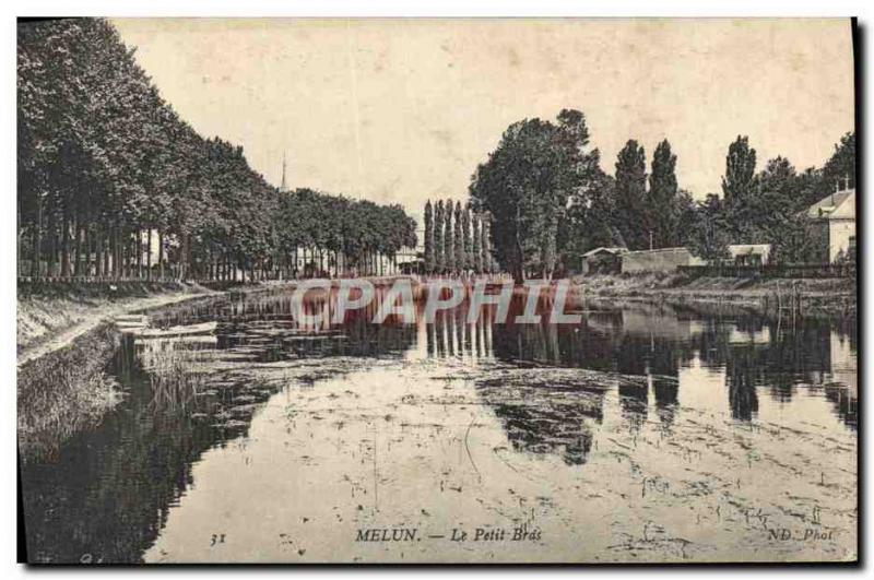 Old Postcard Melun Le Petit Bras