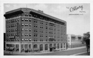 Greensboro North Carolina 1940s Postcard The O'Henry Hotel