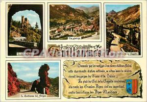 Postcard Modern Guillaumes Alps Ms alt 800m