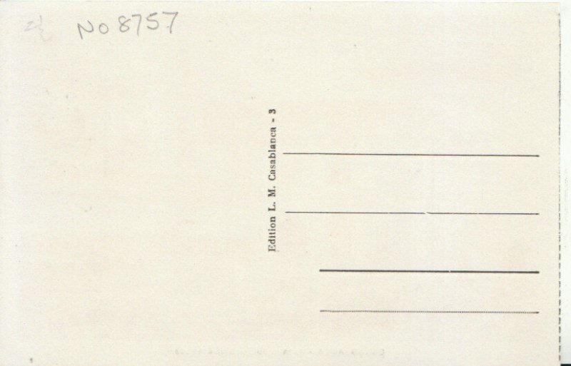 Morocco Postcard - Casablanca - Avenue Du General d'Amade - Ref 9905A