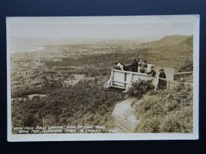 Australia NSW THE BULLI LOOKOUT South Coast ILLAWARRA RANGE c1930's RP Postcard