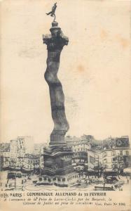 Colonne de Juillet prise de convulsions communiqué allemand du 32 février France