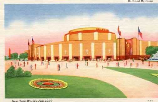 NY - 1939 World's Fair, Railroad Building
