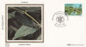 Agrion Virgo Insect Postcard Benham First Day Cover