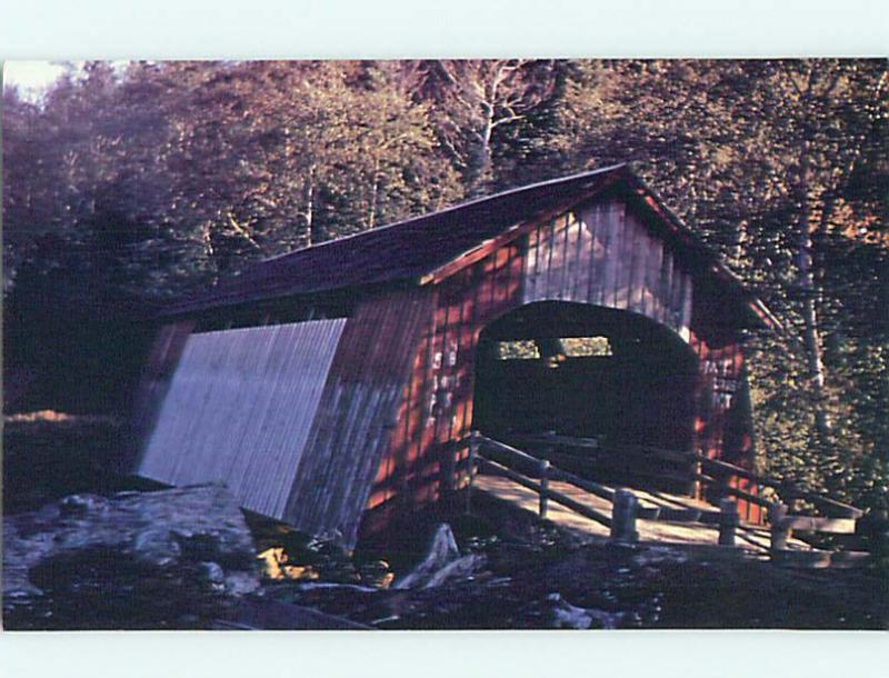 Unused Pre-1980 COVERED BRIDGE Lincoln City Oregon OR t8339