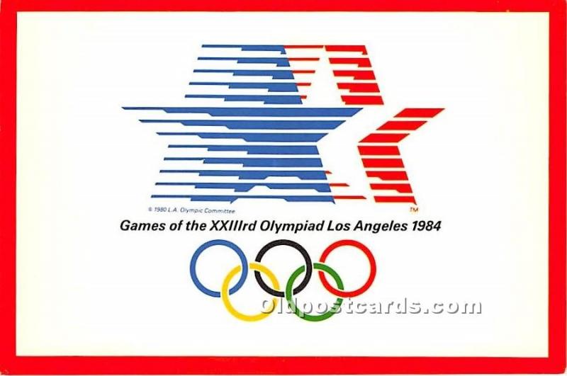 XXIIIrd Olympiad's Star Los Angeles, California, CA, USA Olympic Unused 