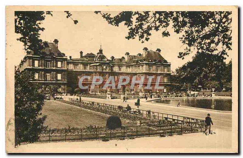 CPA Paris Jardin du Luxembourg et palais du Senat 