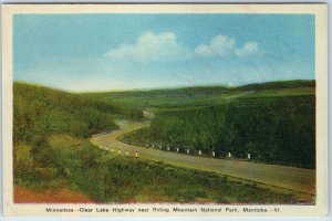 c1930s Riding Mountain National Park, Manitoba Minnedosa Clear Lake Highway A224