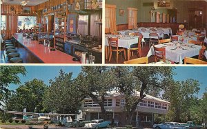 Postcard Kansas Beaumont Hotel Multi View McGrew occupation roadside 23-9041