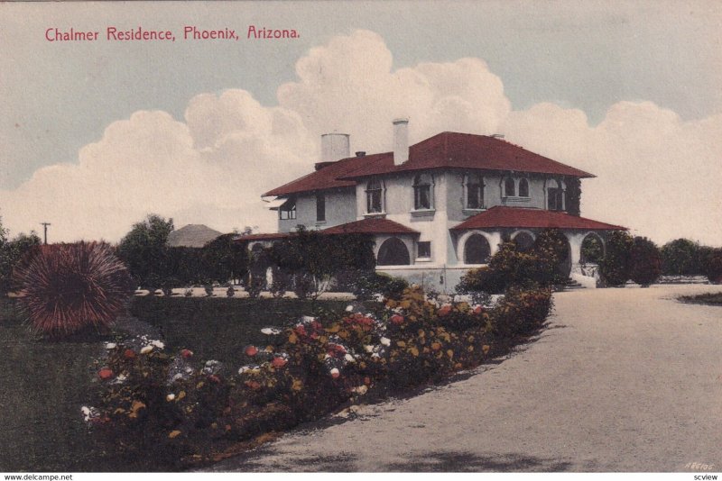 PHOENIX, Arizona, 1900-1910s; Chalmer Residence